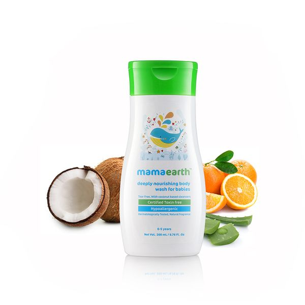 Mamaearth Deeply Nourishing Baby Wash