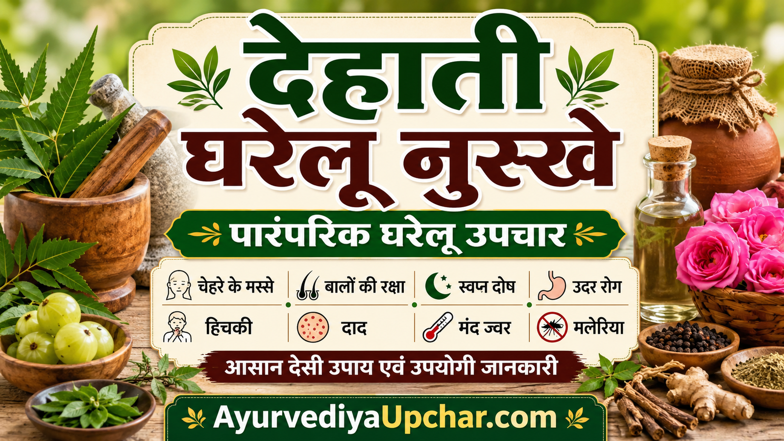 देहाती घरेलू नुस्खे: पारंपरिक उपाय, फायदे और आवश्यक सावधानियां