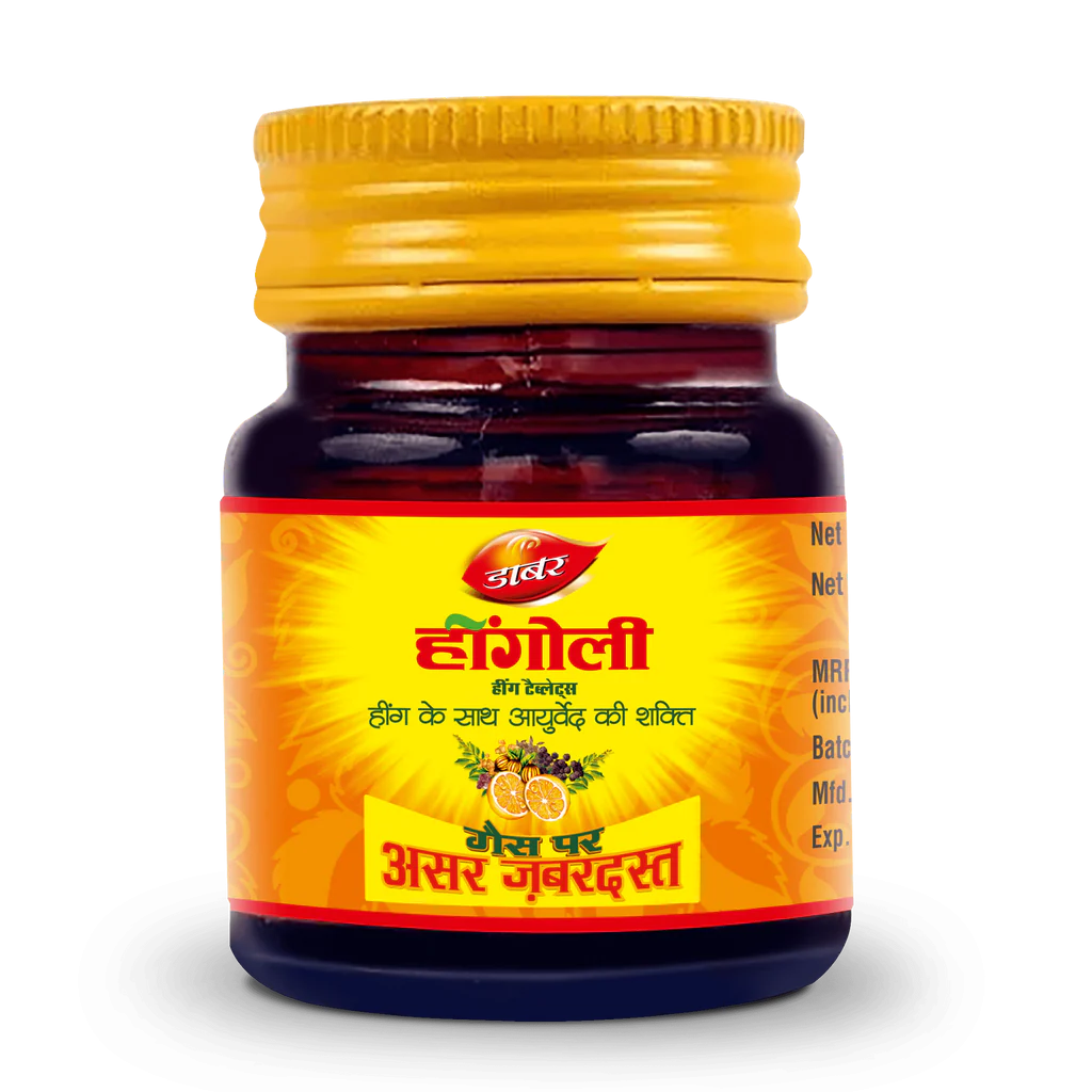 Dabur Hingoli Tablet for Healthy Digestion | Relieve Gas & Bloating - 90 Tablets