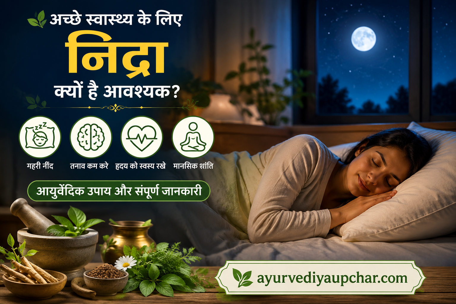 अच्छे स्वास्थ्य के लिए आवश्यक है – निद्रा