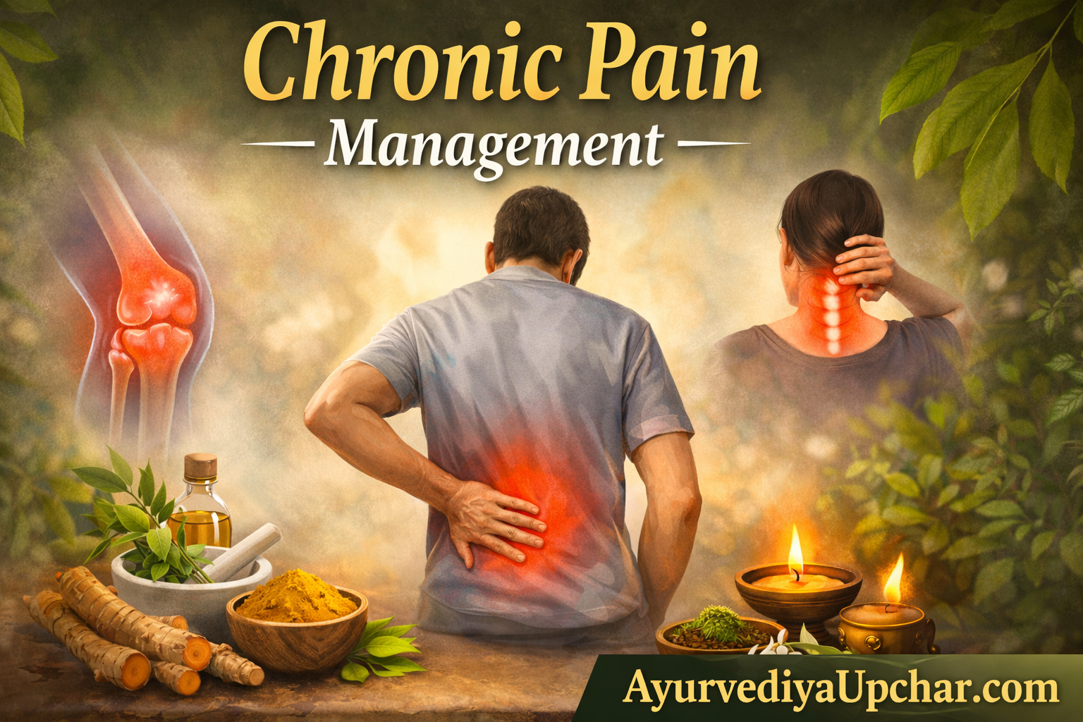Chronic Pain Management (दीर्घकालिक दर्द प्रबंधन): आयुर्वेद, आधुनिक चिकित्सा और प्राकृतिक उपायों से सम्पूर्ण मार्गदर्शिका