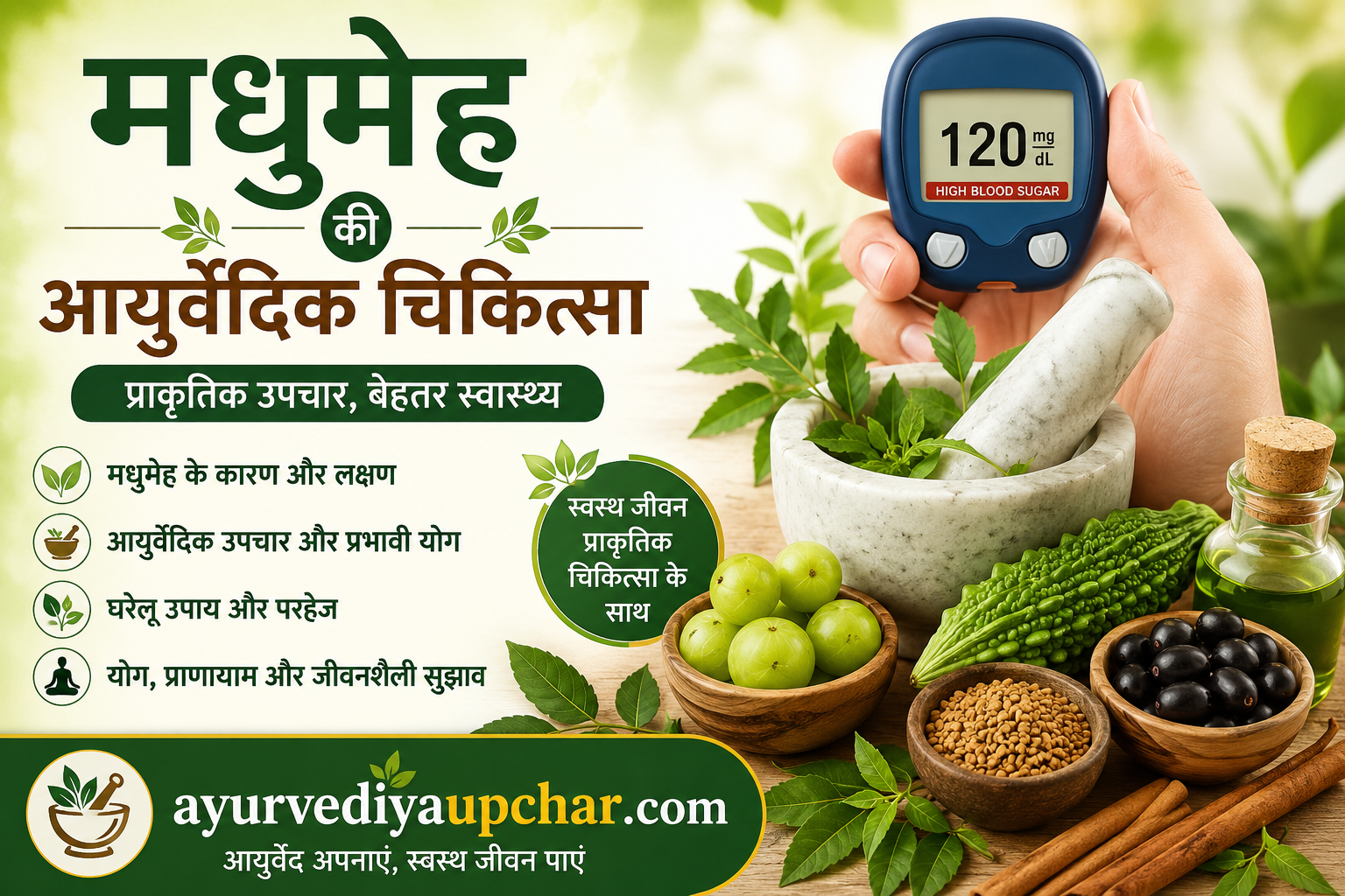 मधुमेह (डायबिटीज) की आयुर्वेदिक चिकित्सा