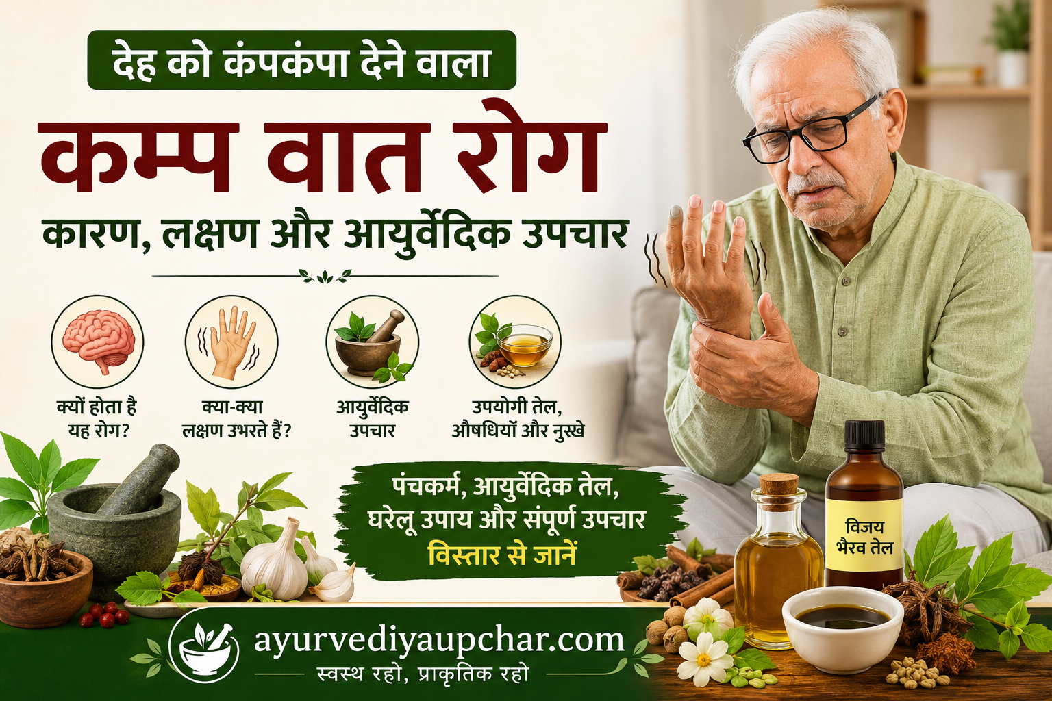 देह को कंपकंपा देने वाला : कम्प वात रोग