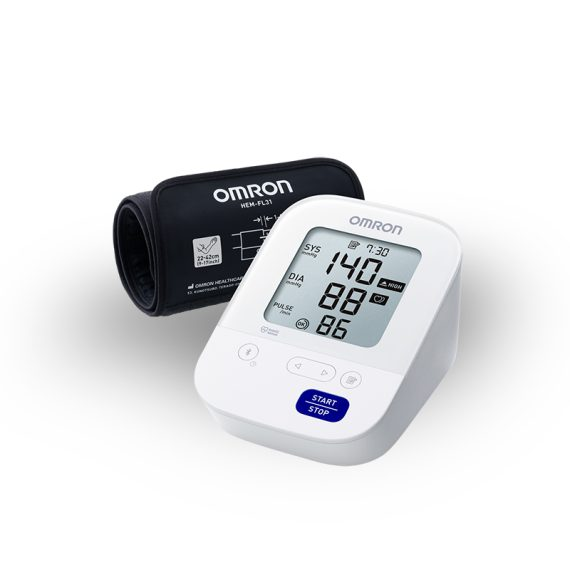 Omron HEM 7156T with bluetooth®, 360° Accuracy IntelliWrap™ Cuff & Storage Bag