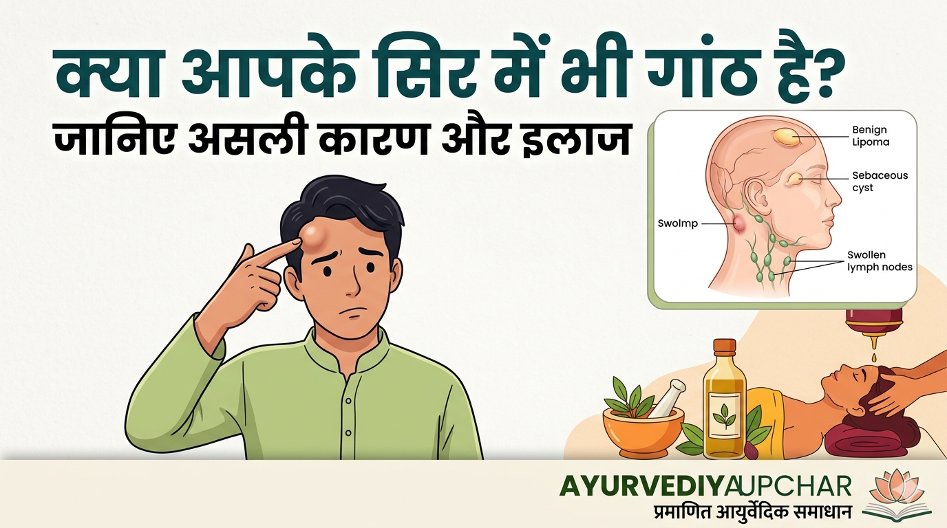 सिर में गांठ (Scalp Lumps) क्यों होती हैं? कारण, लक्षण और आयुर्वेदिक व आधुनिक उपचार