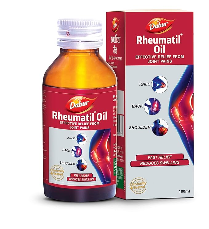 Dabur Rheumatil Oil, Relieves Everyday Pain - 100 Ml