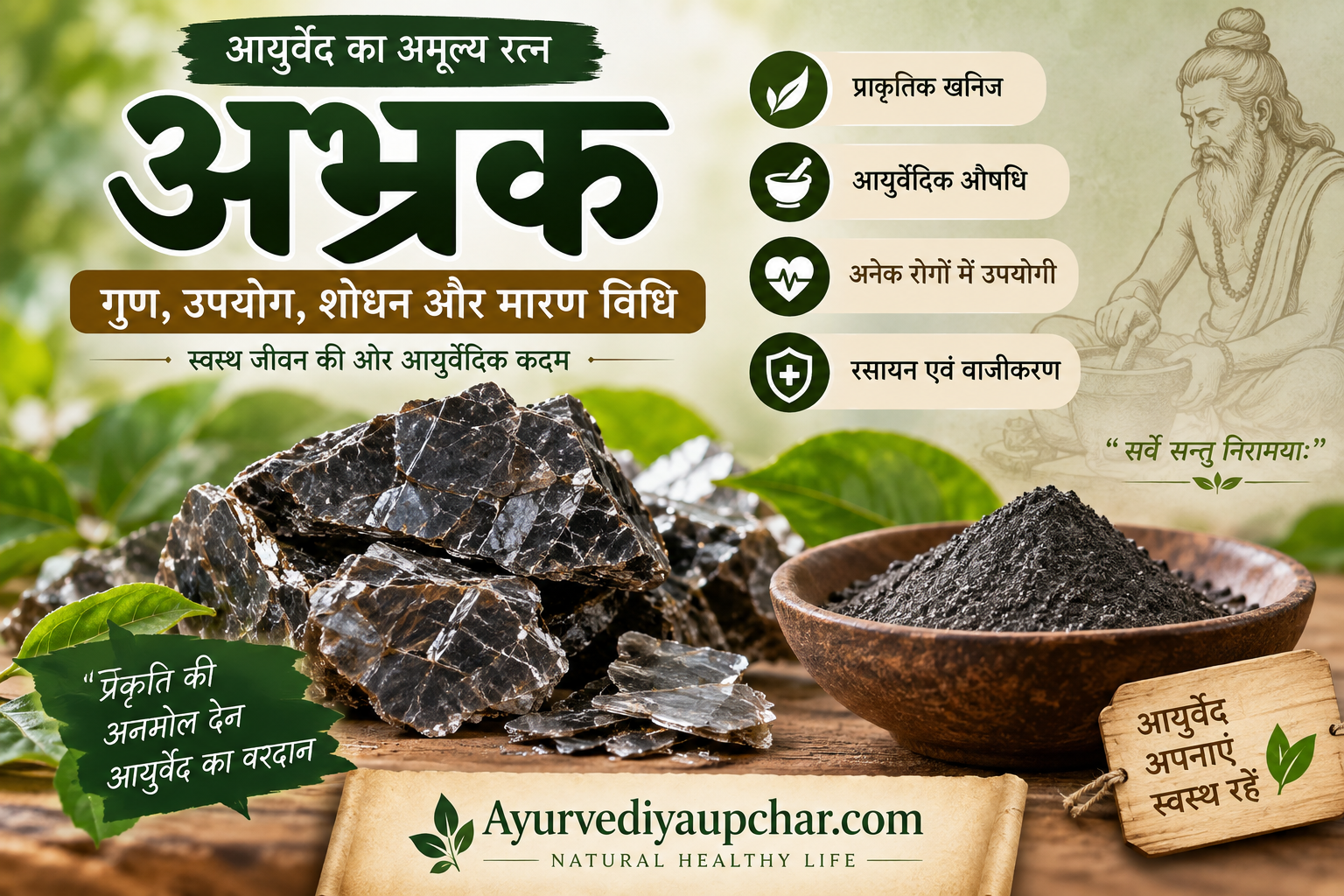 अभ्रक भस्म के गुण और उपयोग – Ayurvediya Upchar