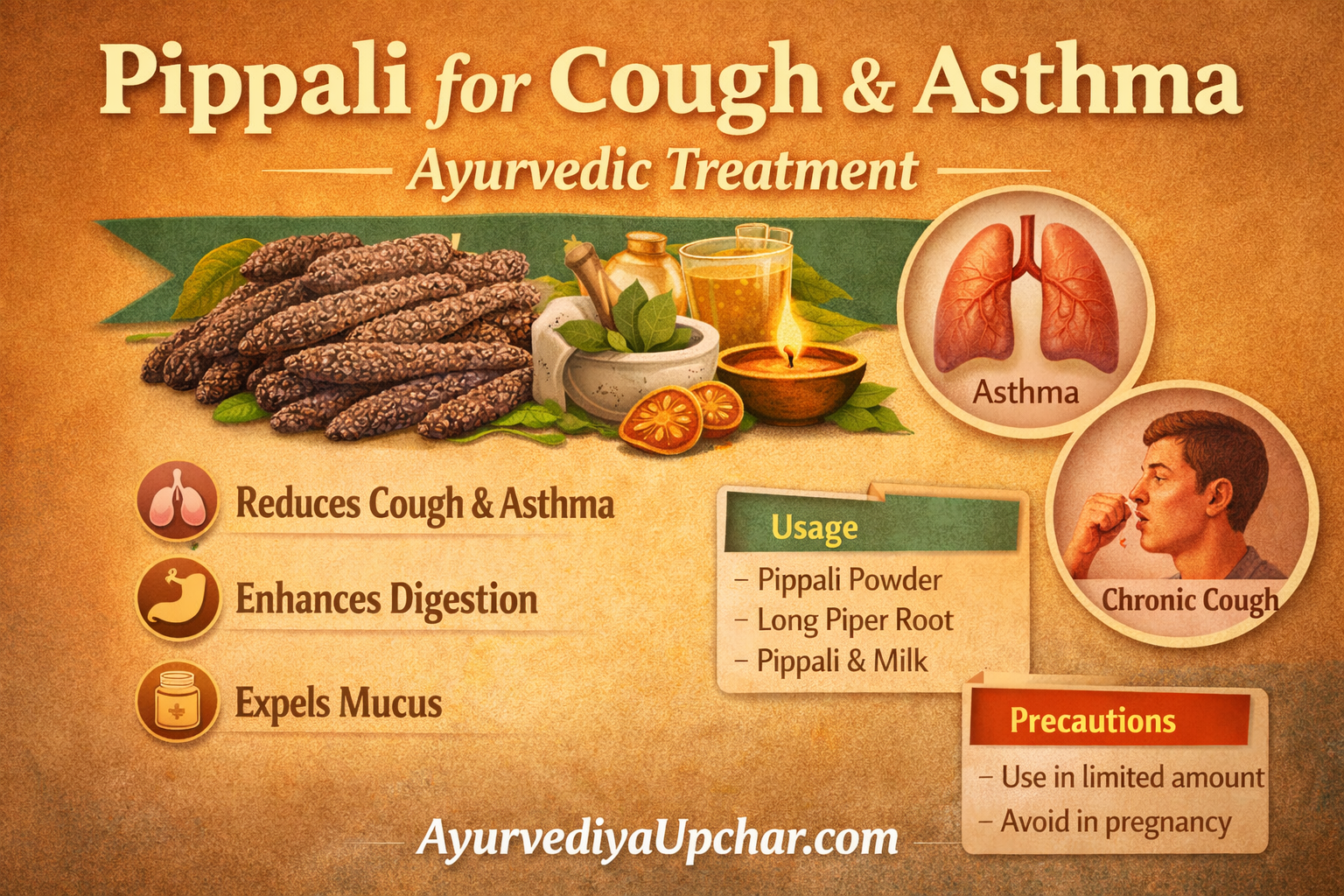 खांसी और दमा की अचूक पिप्पली (लॉन्ग पेपर)