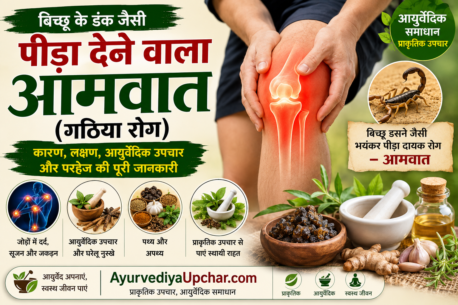 बिच्छू डसने जैसी भयंकर पीड़ादायक बीमारी: आमवात (रुमेटिज्म) यानी जोड़ों का दर्द