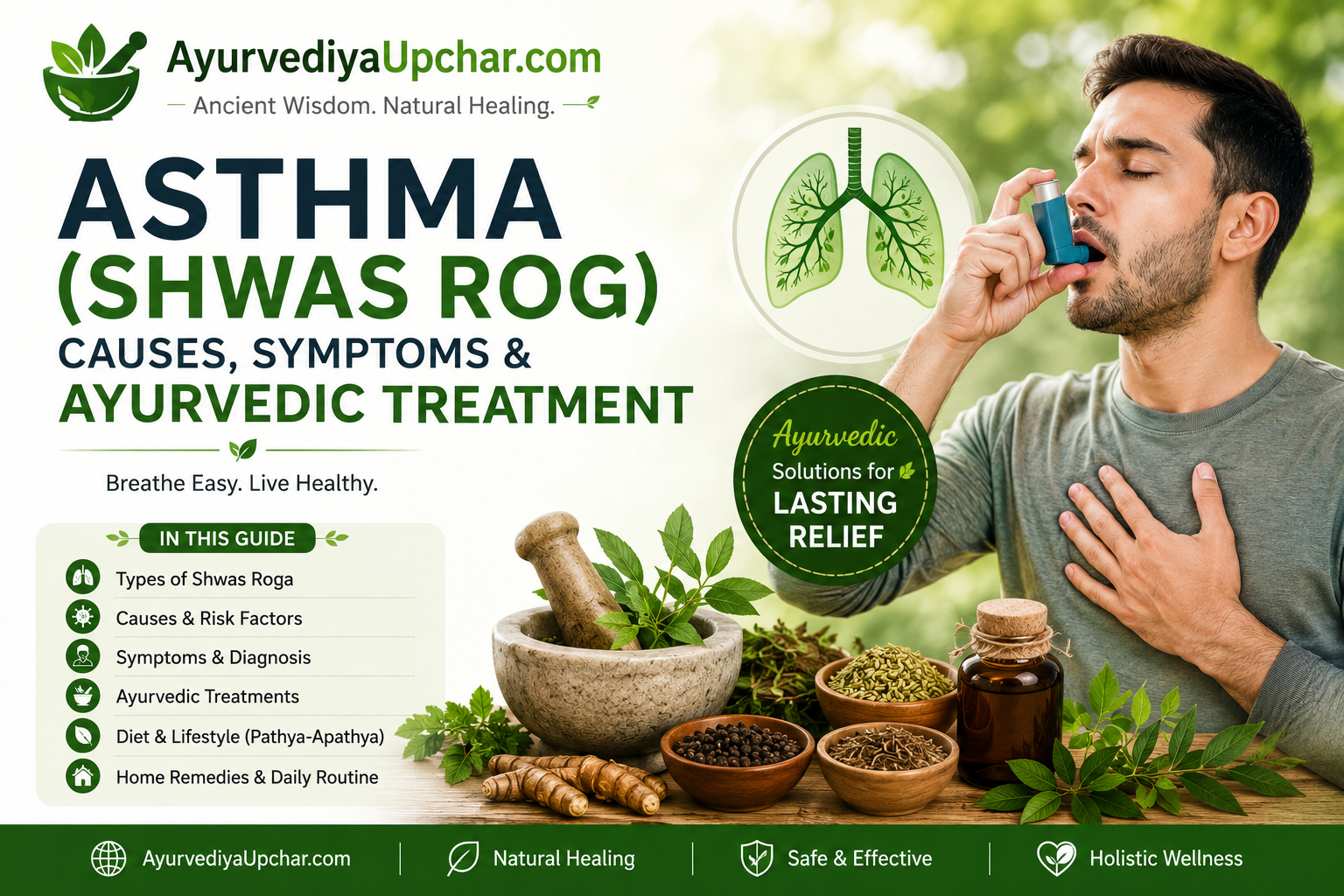 Asthma (Breathing Disorder): Causes, Symptoms & Ayurvedic Treatment