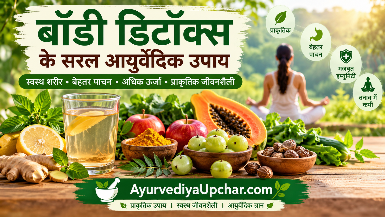बॉडी डिटॉक्स कैसे करें? शरीर को स्वस्थ रखने की सरल आयुर्वेदिक चिकित्सा पद्धति