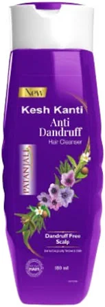 Patanjali Kesh Kanti Anti Dandruff Hair Cleanser 100ML, Natural Nourishing Shampoo, Herbal Care for Healthy Hair, Scalp Cleansers for Men and Women, All Hair Types