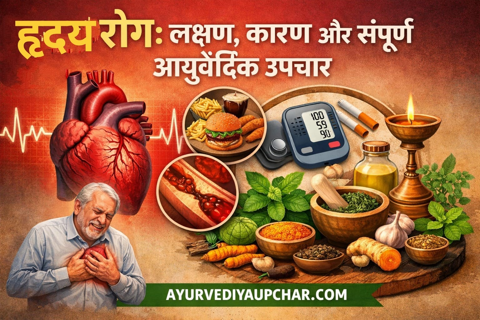 हृदय रोग (Heart Disease): कारण, लक्षण और आयुर्वेद में इसका अचूक इलाज