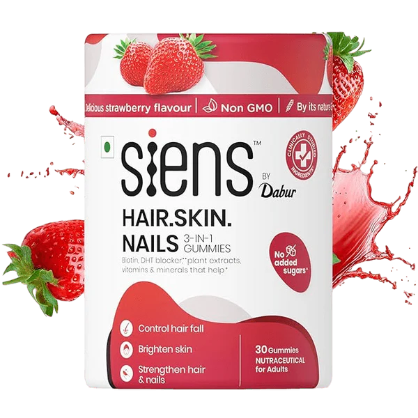 Siens By Dabur Hair, Skin & Nails (3 in 1 Gummies) - 30 Pieces
