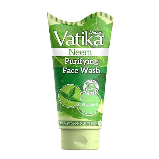 DABUR Vatika Dabur Neem Purifying Face Wash with Vitamin E, 150ml