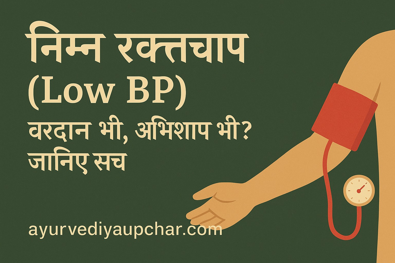 निम्न रक्तचाप (Low Blood Pressure) का सम्पूर्ण मार्गदर्शक