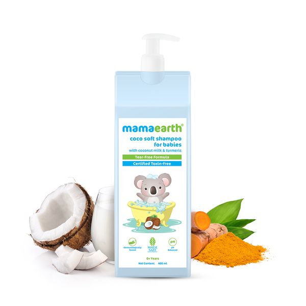 Mamaearth Coco Soft Shampoo with Coconut Milk & Turmeric for Gentle Cleansing