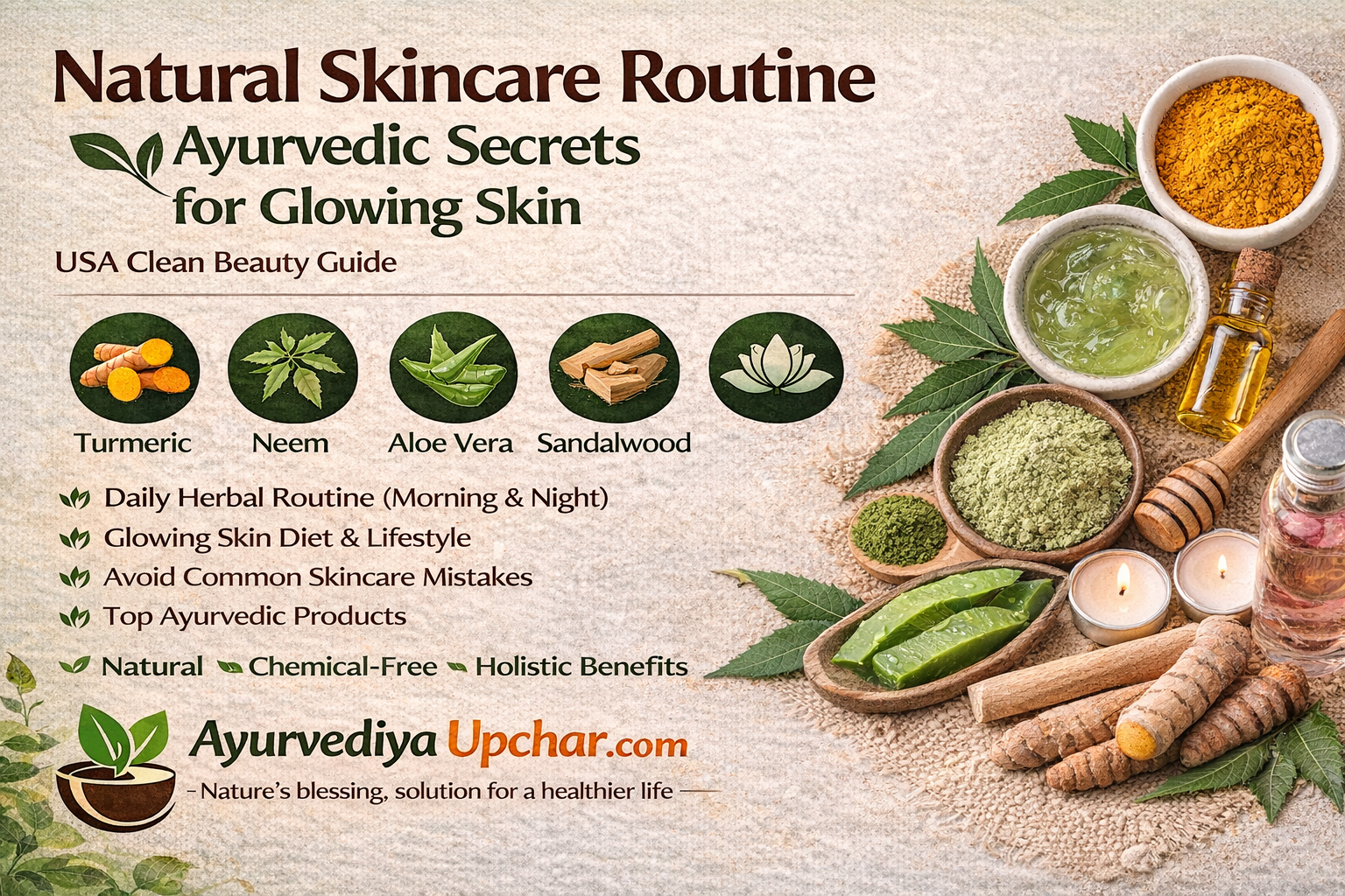 Natural Skincare Routine: Ayurvedic Secrets for Glowing Skin
