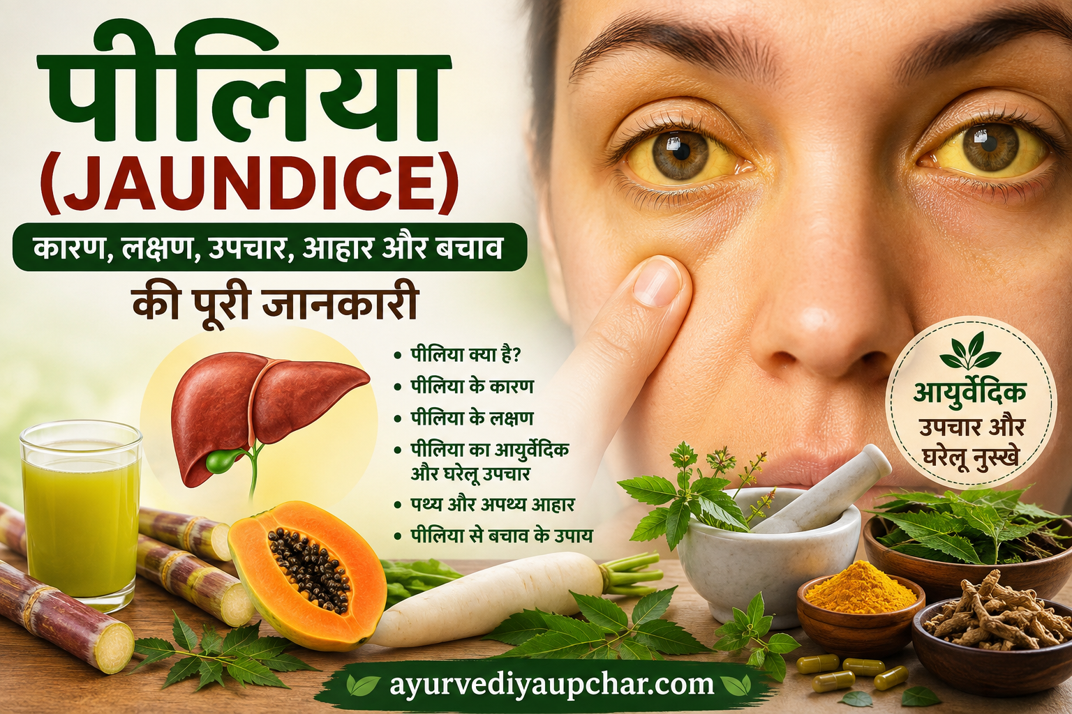 घातक हो सकता है पीलिया (Jaundice): कारण, लक्षण, प्रकार, जांच, उपचार और बचाव की पूरी जानकारी