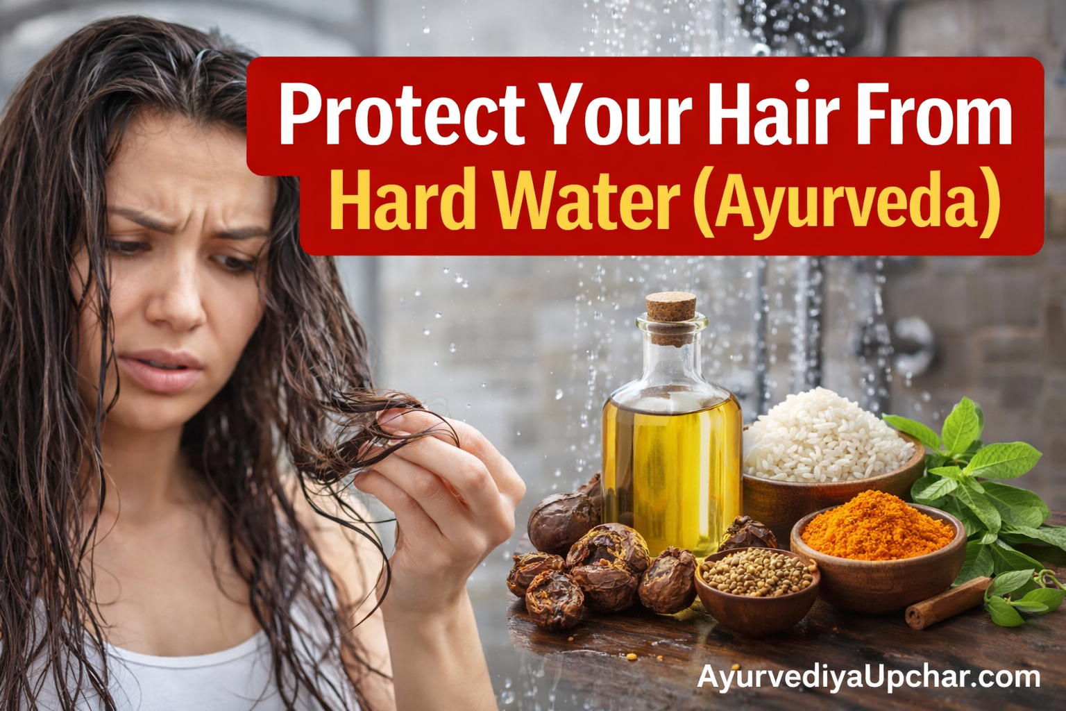 Ayurvedic Hair Care for Hard Water Conditions in the USA