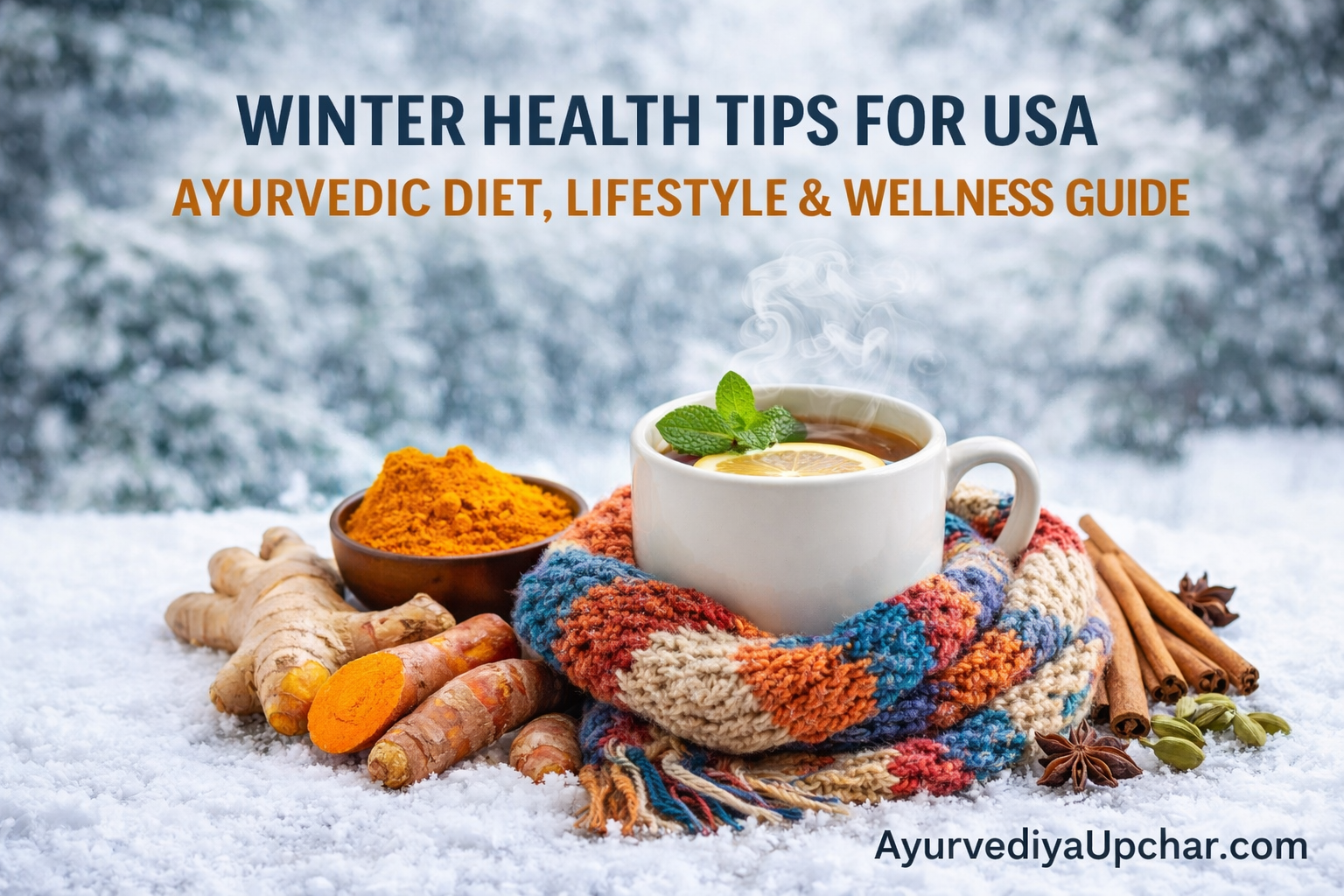Ayurvedic Winter Health Guide for the USA  How to Stay Healthy, Energized & Balanced During Cold Months