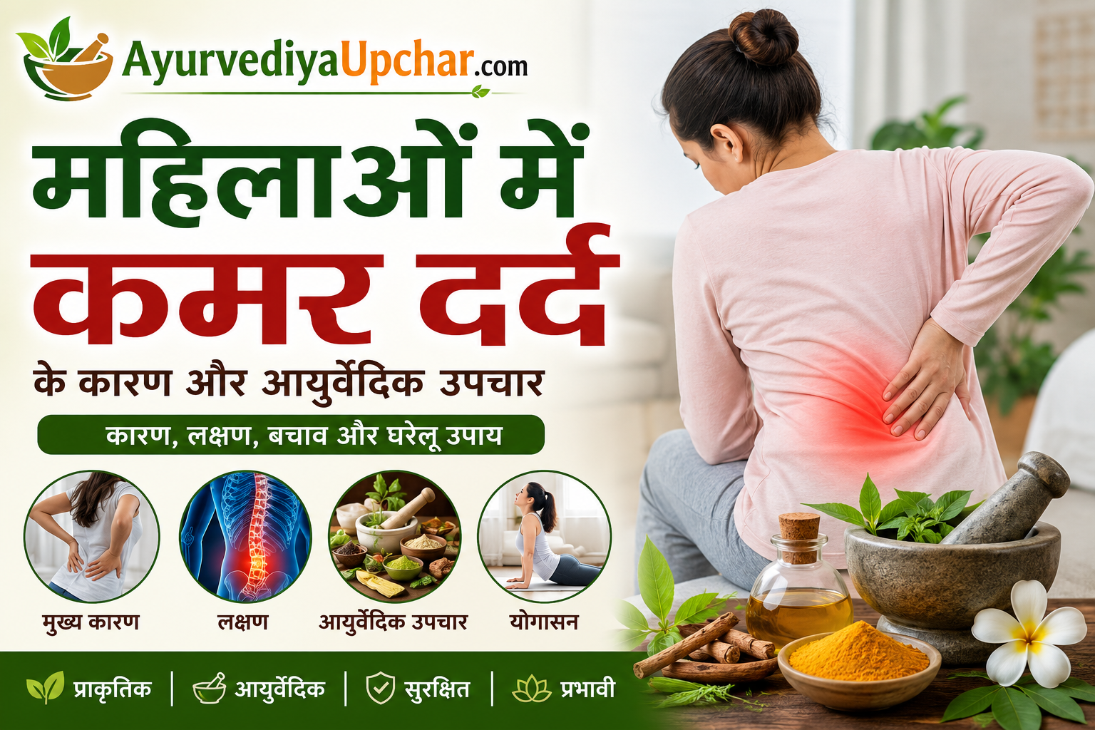 महिलाओं में कमर दर्द — एक बढ़ती हुई आम समस्या