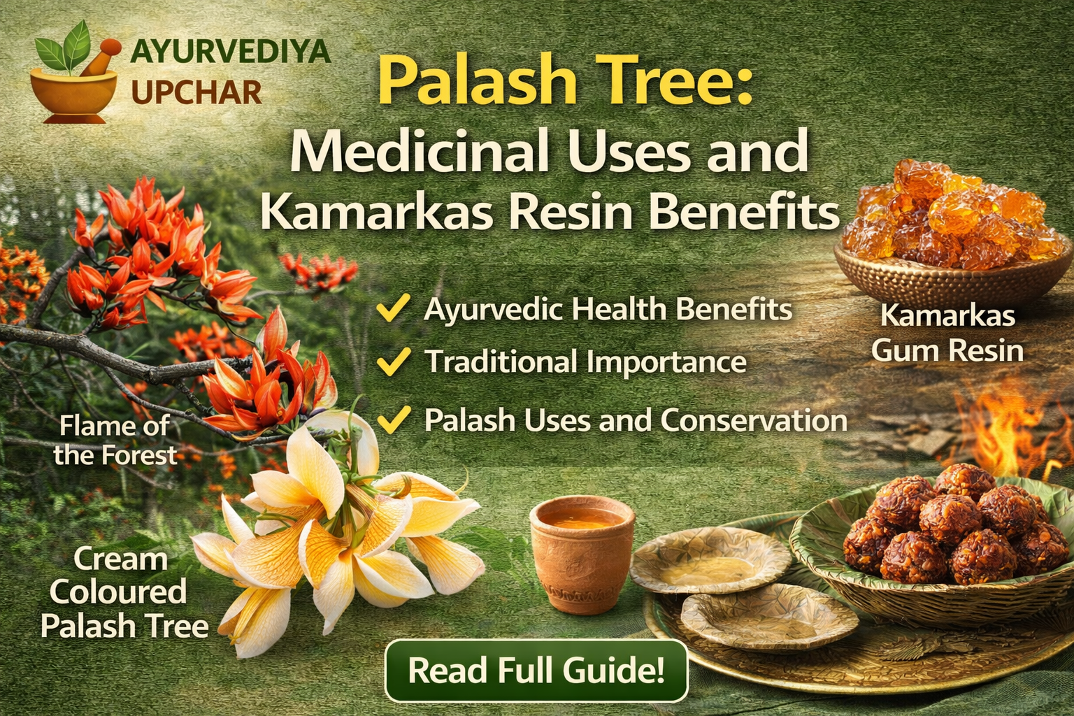 पलाश का पेड़: औषधीय गुण, कमरकश गोंद के फायदे और प्रकृति की अद्भुत देन