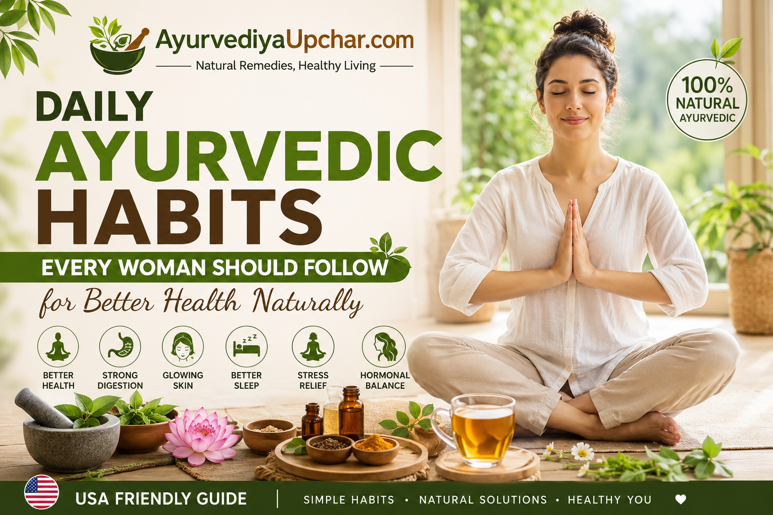 Daily Ayurvedic Habits Every Woman Should Follow